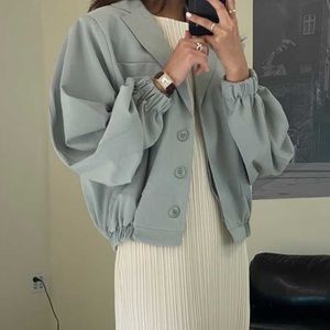 SOLD Collared blouson jacket